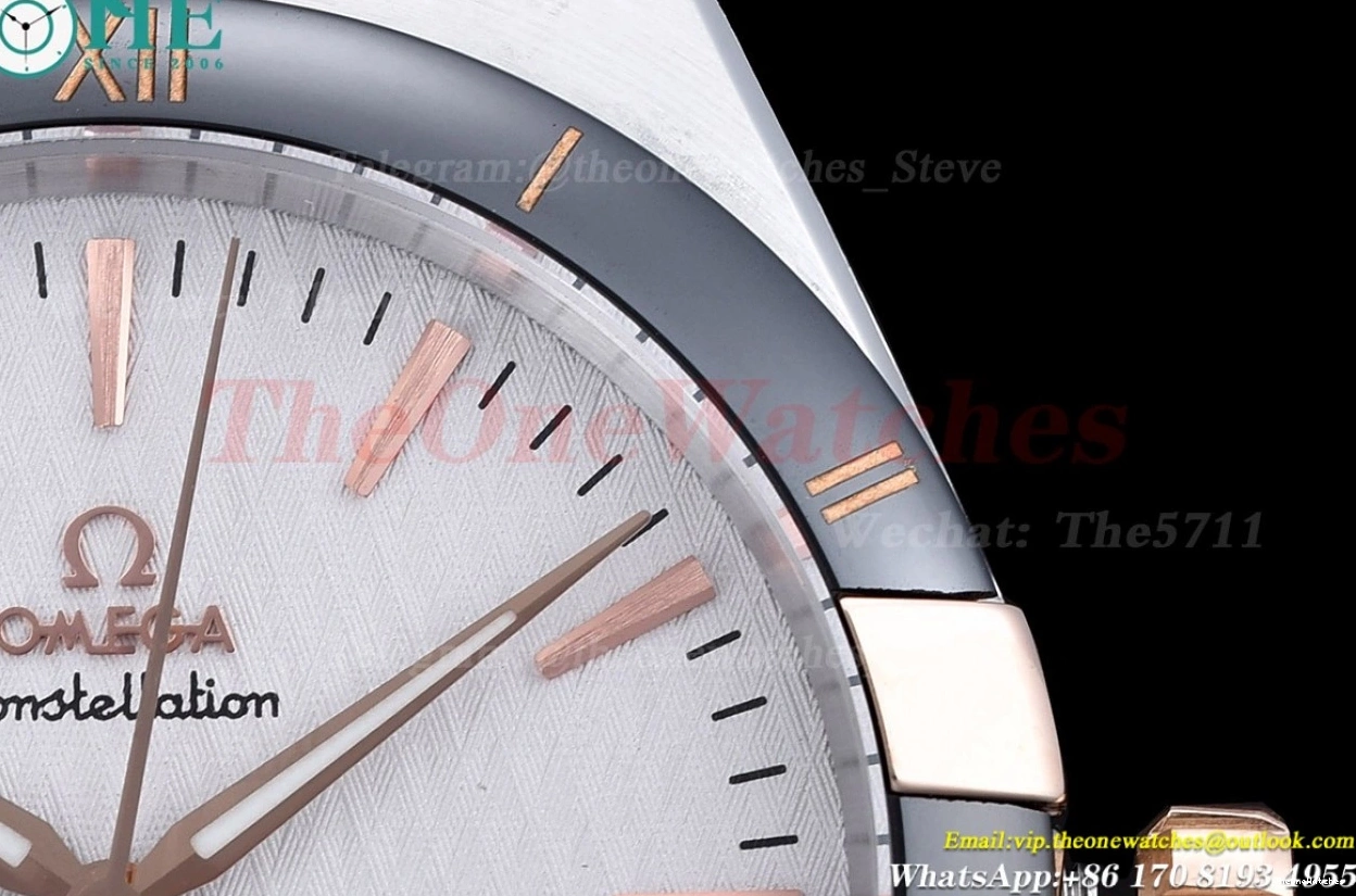 Dial GDF LE 41mm Ceramic Constellation RG White MY8215 0225